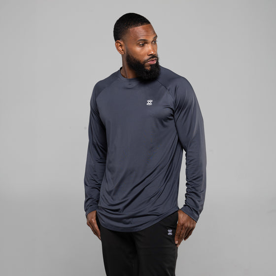 Prime II Long-Sleeve - Grey / Blue