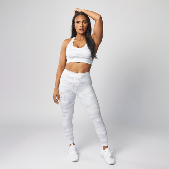 Adore II Sports Bra - Grey/White Camo