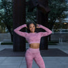 Rebel Seamless Crop Top (Camo Pink) - Live Evolutionary